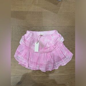 Love Shack Fancy Medium Pink Ruffled Skirt. 💗⚡️